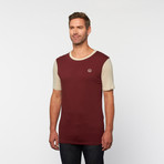 JSLV Crew // Burgundy + Cream (M)