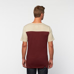 JSLV Crew // Burgundy + Cream (M)