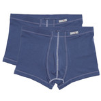 Blacksocks // Delphine Boxer // Blue // Pack of 2 (XL(39"-42"))