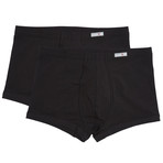 Blacksocks // Delphine Boxer // Black // Pack of 2 (M(32"-35"))