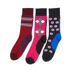 Blacksocks // Funky Socks // Black // Pack of 3 (US: (10.5-11.5))