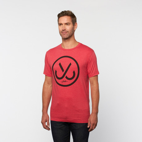 Hooks Select Tee // Red Heather (S)