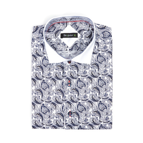 Marcos Button-Up Shirt // Navy (M)