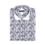 Marcos Button-Up Shirt // Navy (M)