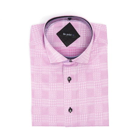 Bespoke // Davis Button-Up Shirt // Pink (2XL)