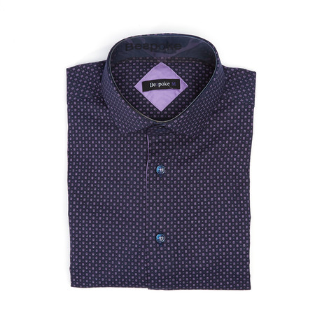 Gil Button-Up Shirt // Navy (L)