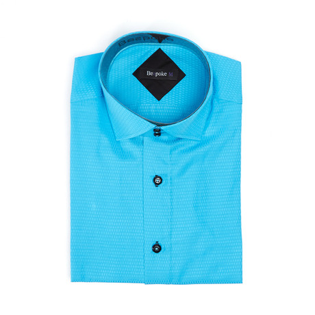 Jericho Button-Up Shirt // Turquoise (XS)