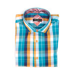 Dan Button-Up Shirt // Turquoise (M)