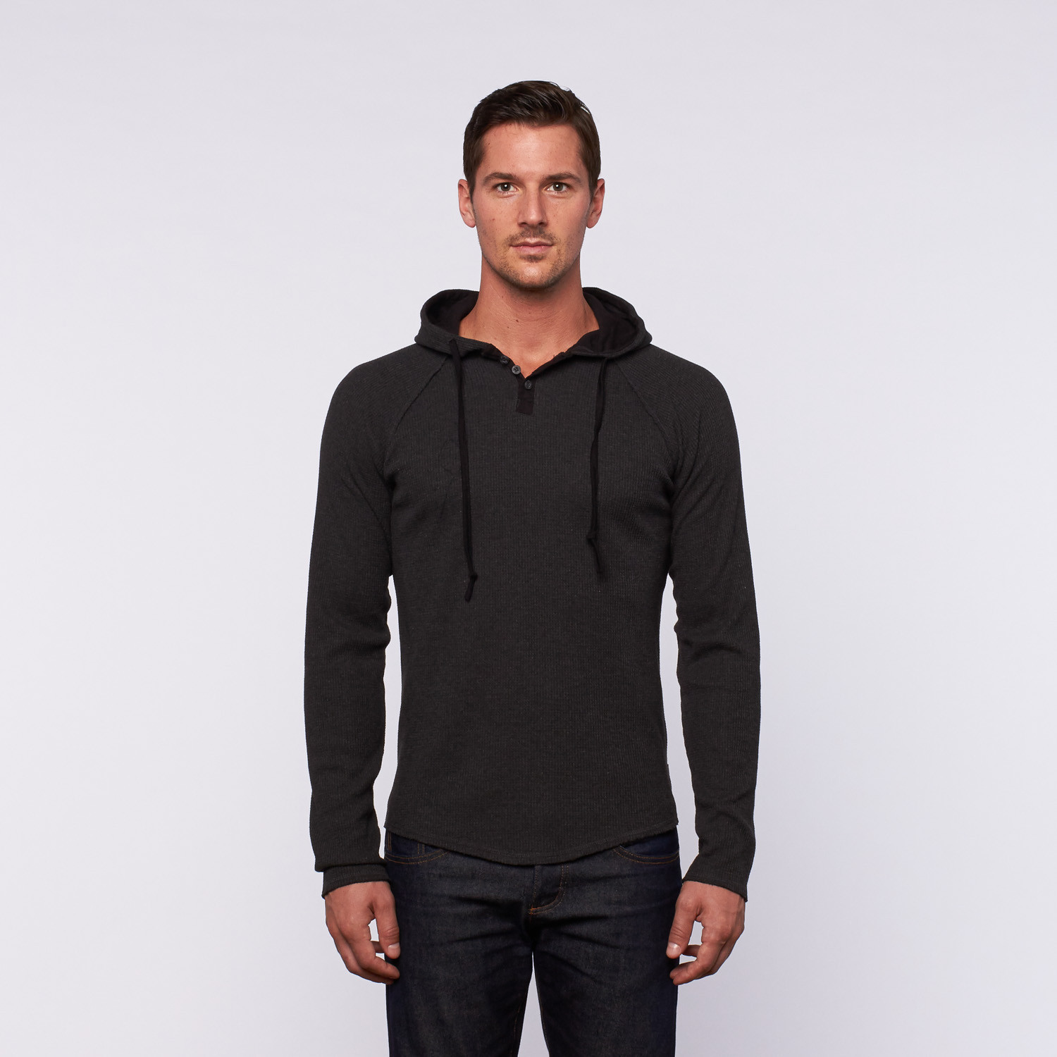 Watson Hooded Thermal // Charcoal (L) - Ambig Clothing - Touch of Modern