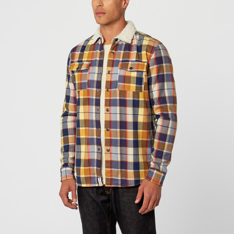 Moore Plaid Shacket // Yellow (S)