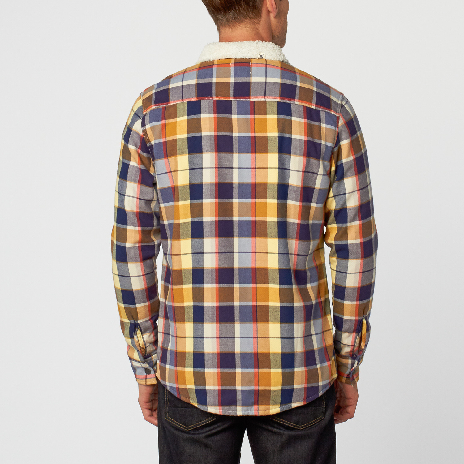 Moore Plaid Shacket // Yellow (S) - Ambiguous Clothing - Touch of Modern