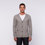 Caesar Cardigan // Grey (L)