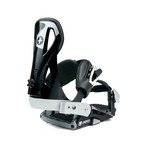 Launch TM Beyond Series Snowboard Binding // White + Red (Black + Silver)