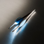 Basic LED Lighted Tweezer // Blue