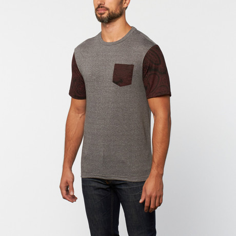 Tom Crewneck Pocket Tee // Fired Brick (S)