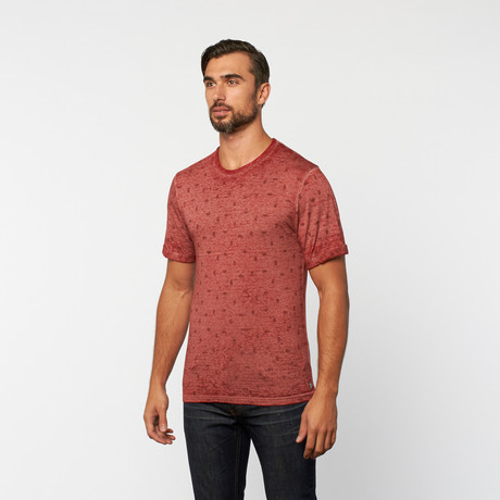 Griffin Print Tee // Ruby (S)