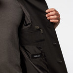 Georges Rech // Double-Breasted Rain Coat // Black (Euro: 46)