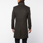 Georges Rech // Heather Grey Military Top Coat (Euro: 46)