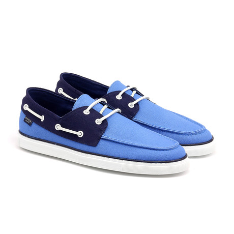 Boat Shoe // Blue + Navy (US: 6)