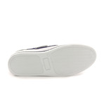 Boat Shoe // White + Navy (US: 6)