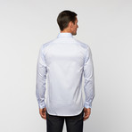 UNANYME Button Up Dress Shirt // Light Blue Solid (S)