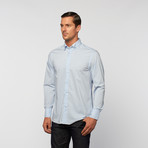 UNANYME Button Down Contrast Stitch Dress Shirt // Light Blue (S)