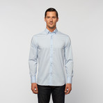 UNANYME Button Down Contrast Stitch Dress Shirt // Light Blue (S)