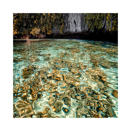 Coral Lake // Micronesia (8"H x 8"L)
