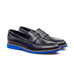 Leather Loafer // Navy (US: 12)