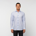 UNANYME Button Up Dress Shirt // Blue Diamond (S)