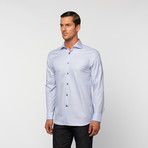 UNANYME Button Up Dress Shirt // Blue Grid (2XL)