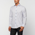 George Rech // UNANYME Button Up Dress Shirt // Blue Illusion (S)