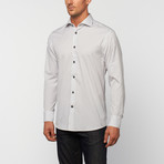 George Rech // UNANYME Button Up Dress Shirt // Grey Multi (M)