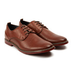 Textured Upper Lace-Up Derby // Tan (US: 9.5)