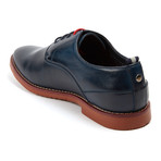 Textured Upper Lace-Up Derby // Navy (US: 6.5)