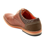 Lace-Up Derby + Contrast Stitching // Tan (US: 6.5)