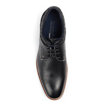 Lace-Up Derby + Contrast Stitching // Black (US: 6.5)