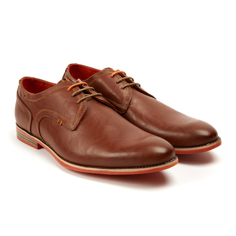 Contrast Lace-Up Derby // Tan (US: 10.5)