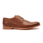 Contrast Lace-Up Derby // Tan (US: 10.5)