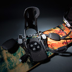 Launch TM Beyond Series Snowboard Binding // White + Red (Black + Silver)