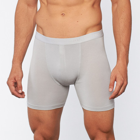 Business Boxer Brief Long // Grey (S)