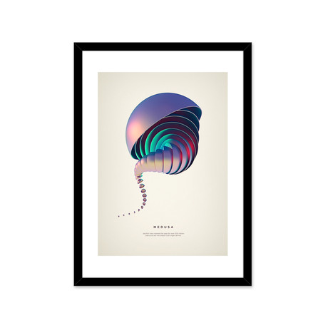 Medusa // Framed Print (16"L x 20"H)