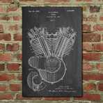 Harley Engine 1923 (Blueprint)