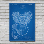 Harley Engine 1923 (Blueprint)