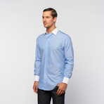 Poplin Button-Down // Sky Blue Stripe (US: 18R)