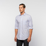 Poplin Button-Down // Light Blue + Red Stripe (US: 15.5R)