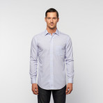 Poplin Button-Down // Light Blue + Red Stripe (US: 15.5R)
