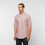 Poplin Button-Down // Red Stripe (US: 15.5R)
