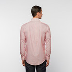 Poplin Button-Down // Red Stripe (US: 15.5R)