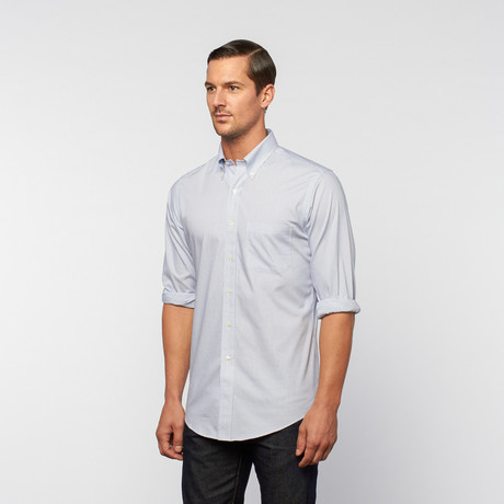 Oxford Pinpoint Button-Down // Blue Check (US: 18R)